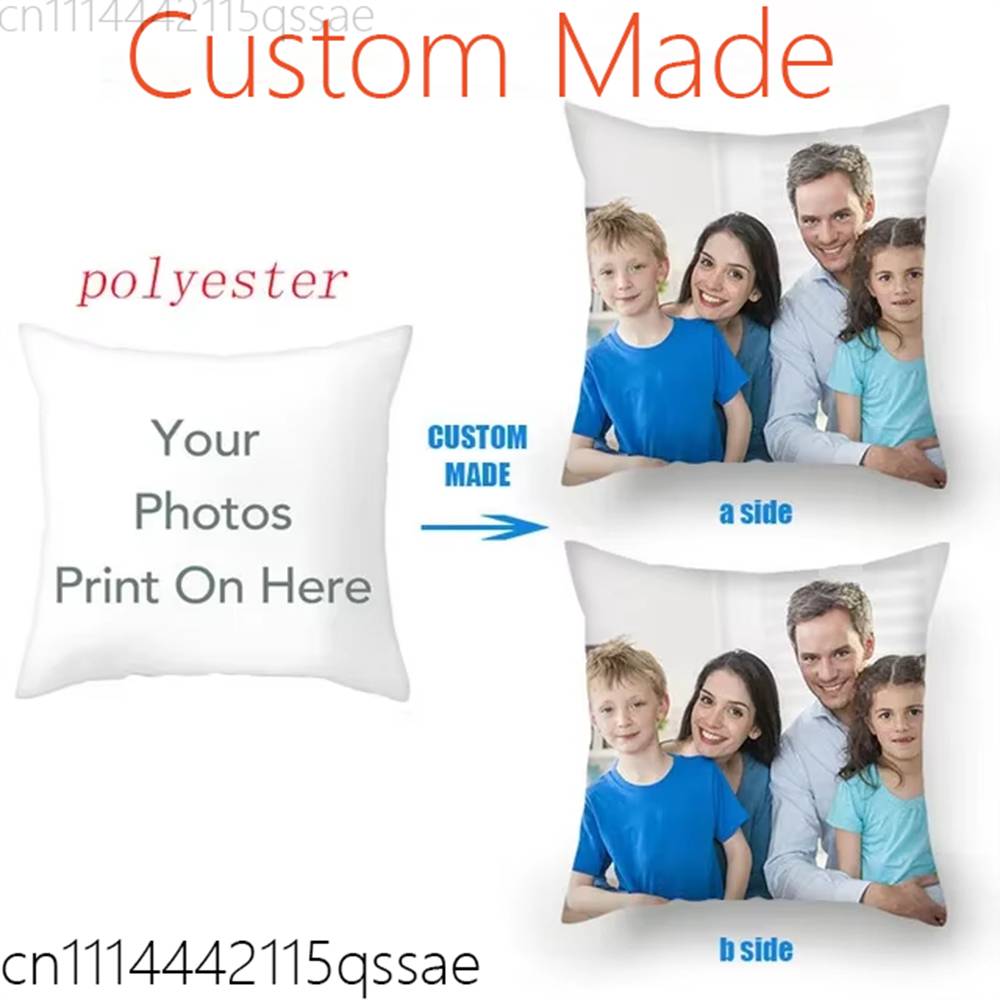 Home Textiles Images - CT26 Custom photo DIY pillowcases, featuring