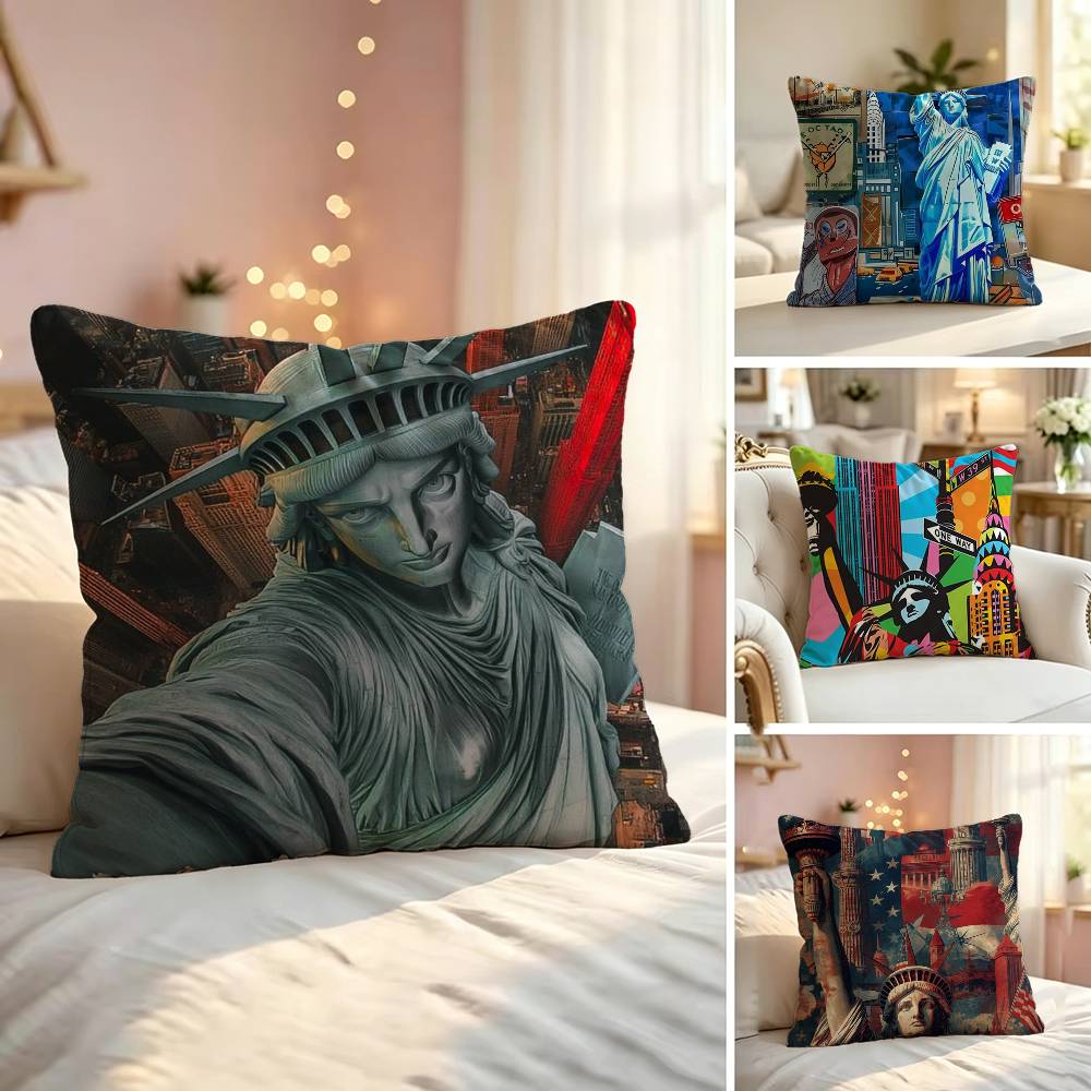 Home Textiles Images - New York City Image pillow cover