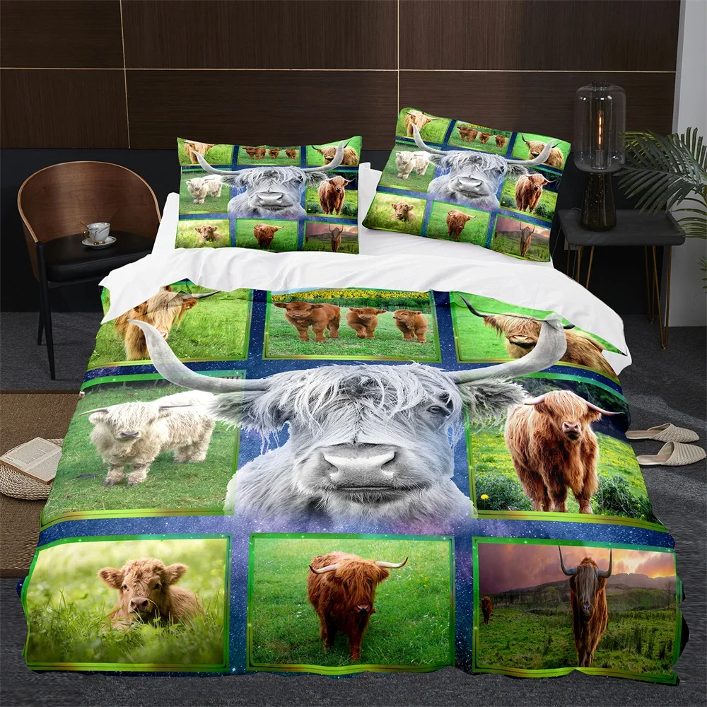 Highland Cow Cattle Farmhouse  - đánh giá và giá Highland Home Textiles