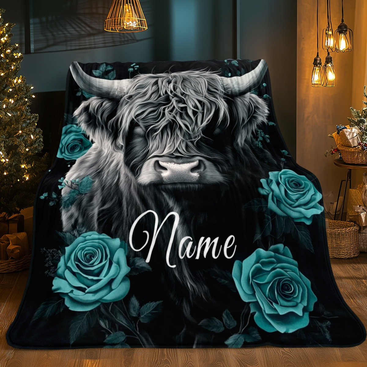 Personalized Highland Cow Blan - đánh giá và giá Highland Home Textiles