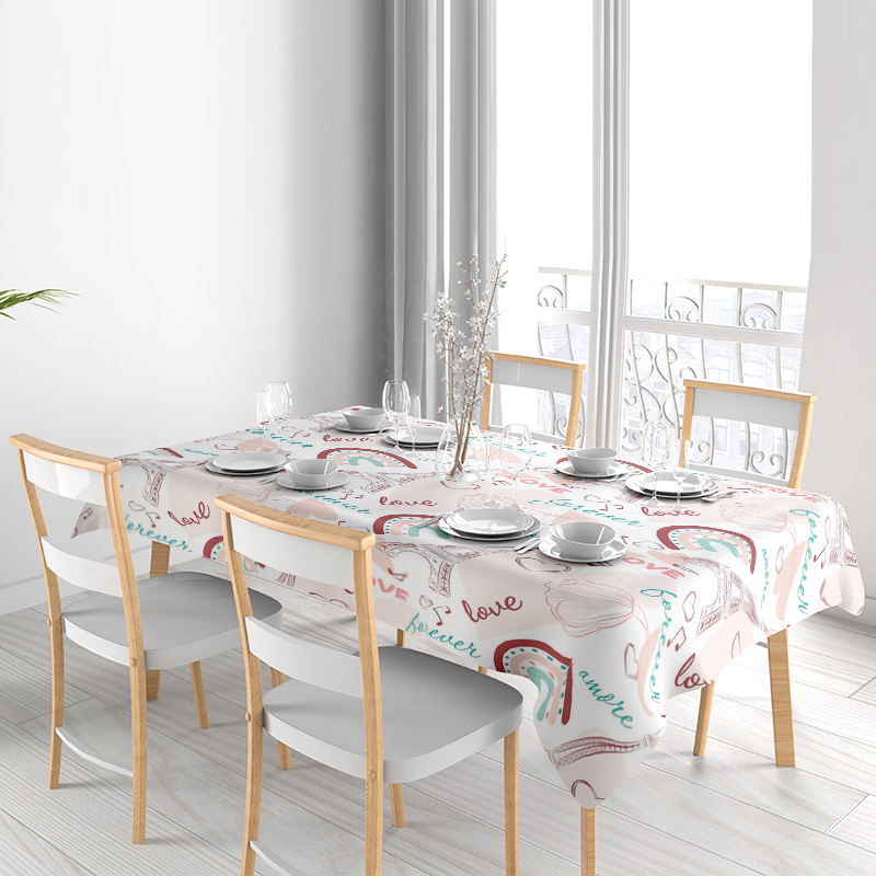 Multicolored Romantic Tableclo - đánh giá và giá Your Home Textiles