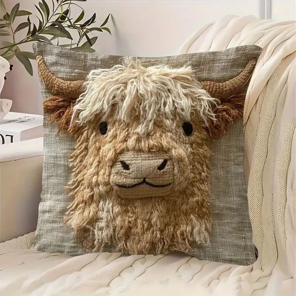 Animal Print 45cm Pillow Case  - đánh giá và giá Highland Home Textiles