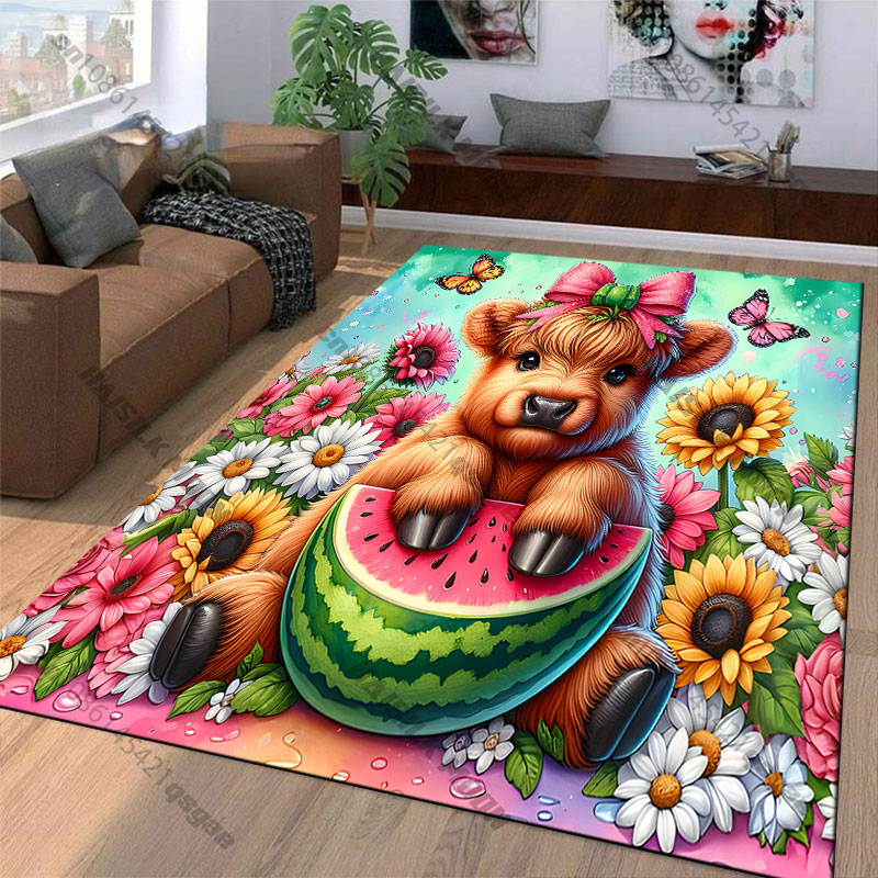 Highland calf flowers wooden b - đánh giá và giá Highland Home Textiles
